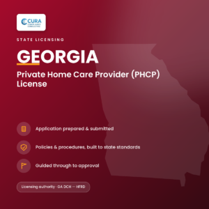 Georgia Private Home Care Provider (PHCP) license — Fixed-Price Application Support