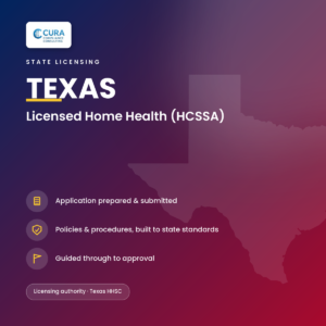 Texas Licensed Home Health Services license — Fixed-Price Application Support